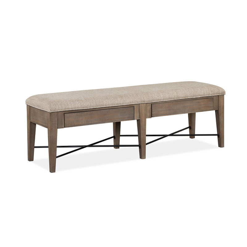 Magnussen Paxton Place D4805-68 Bench with Upholstered Seat IMAGE 1