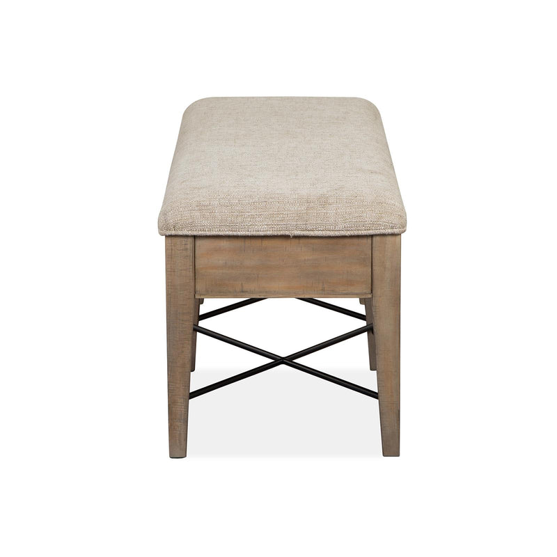 Magnussen Paxton Place D4805-68 Bench with Upholstered Seat IMAGE 5