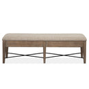 Magnussen Paxton Place D4805-68 Bench with Upholstered Seat IMAGE 6