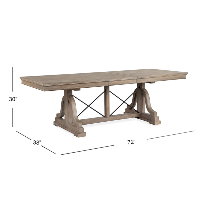 Magnussen Paxton Place D4805-25 Trestle Dining Table IMAGE 11
