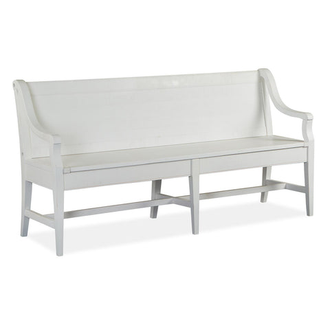  Magnussen Heron Cove D4400-79 Bench with Back IMAGE 1
