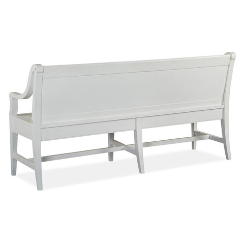  Magnussen Heron Cove D4400-79 Bench with Back IMAGE 3
