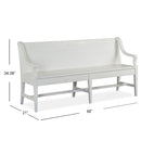 Magnussen Heron Cove D4400-79 Bench with Back IMAGE 4