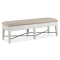  Magnussen Heron Cove D4400-68 Bench with Upholstered Seat IMAGE 1