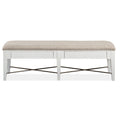  Magnussen Heron Cove D4400-68 Bench with Upholstered Seat IMAGE 3