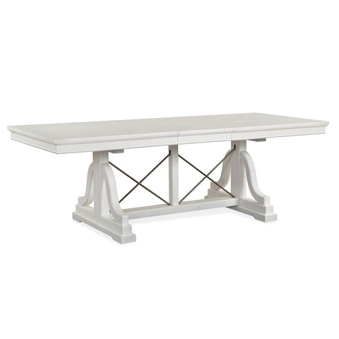  Magnussen Heron Cove D4400-25 Trestle Dining Table IMAGE 1