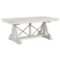  Magnussen Heron Cove D4400-25 Trestle Dining Table IMAGE 2