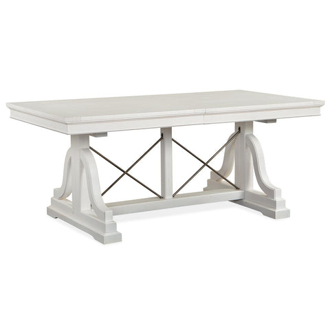  Magnussen Heron Cove D4400-25 Trestle Dining Table IMAGE 2
