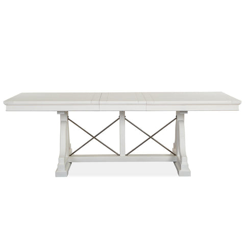  Magnussen Heron Cove D4400-25 Trestle Dining Table IMAGE 3