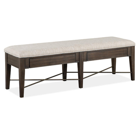  Magnussen Westley Falls D4399-68 Bench with Upholstered Seat IMAGE 1
