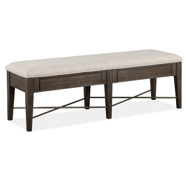 Magnussen Westley Falls D4399-68 Bench with Upholstered Seat IMAGE 1