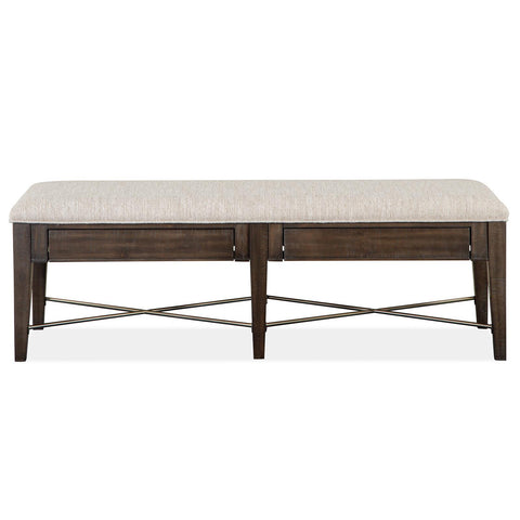  Magnussen Westley Falls D4399-68 Bench with Upholstered Seat IMAGE 3