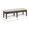  Magnussen Westley Falls D4399-68 Bench with Upholstered Seat IMAGE 9