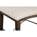  Magnussen Westley Falls D4399-67 Curved Bench with Upholstered Seat IMAGE 4