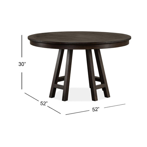  Magnussen Westley Falls D4399-27 52" Round Dining Table IMAGE 6