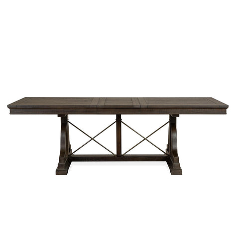  Magnussen Westley Falls D4399-25 Trestle Dining Table IMAGE 3