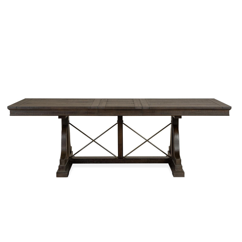 Magnussen Westley Falls D4399-25 Trestle Dining Table IMAGE 3