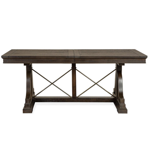  Magnussen Westley Falls D4399-25 Trestle Dining Table IMAGE 4