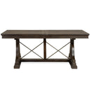 Magnussen Westley Falls D4399-25 Trestle Dining Table IMAGE 4