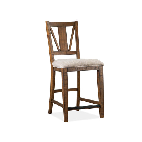  Magnussen Bay Creek D4398-82 Counter Chair with Upholstered Seat IMAGE 1