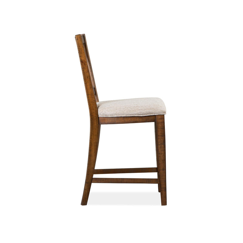 Magnussen Bay Creek D4398-82 Counter Chair with Upholstered Seat IMAGE 3