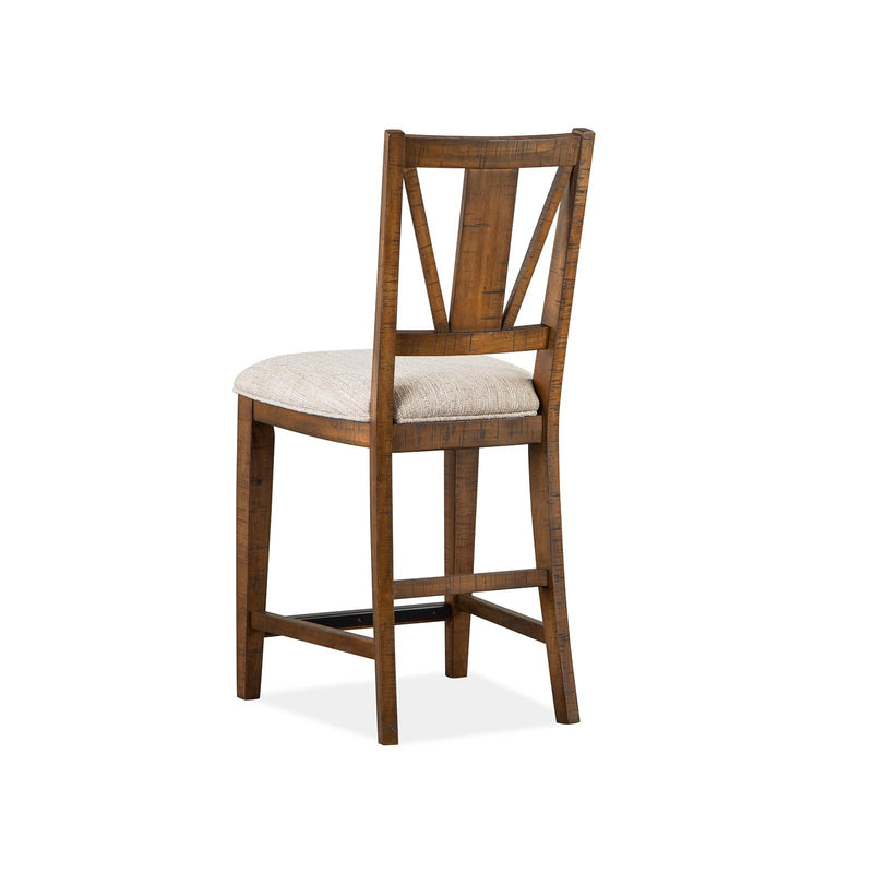 Magnussen Bay Creek D4398-82 Counter Chair with Upholstered Seat IMAGE 4