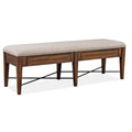  Magnussen Bay Creek D4398-68 Bench with Upholstered Seat IMAGE 1