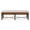  Magnussen Bay Creek D4398-68 Bench with Upholstered Seat IMAGE 3