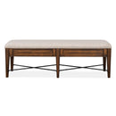 Magnussen Bay Creek D4398-68 Bench with Upholstered Seat IMAGE 3