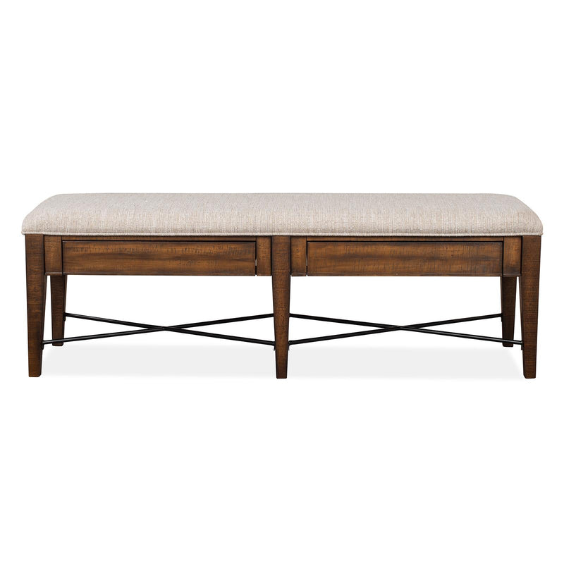 Magnussen Bay Creek D4398-68 Bench with Upholstered Seat IMAGE 3