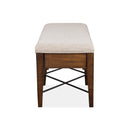 Magnussen Bay Creek D4398-68 Bench with Upholstered Seat IMAGE 5