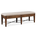  Magnussen Bay Creek D4398-68 Bench with Upholstered Seat IMAGE 6