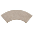 Magnussen Bay Creek D4398-67 Curved Bench with Upholstered Seat IMAGE 5