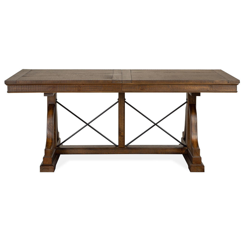 Magnussen Bay Creek D4398-25 Trestle Dining Table IMAGE 4