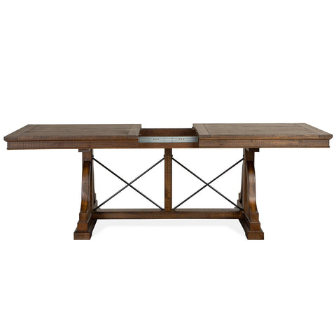  Magnussen Bay Creek D4398-25 Trestle Dining Table IMAGE 6