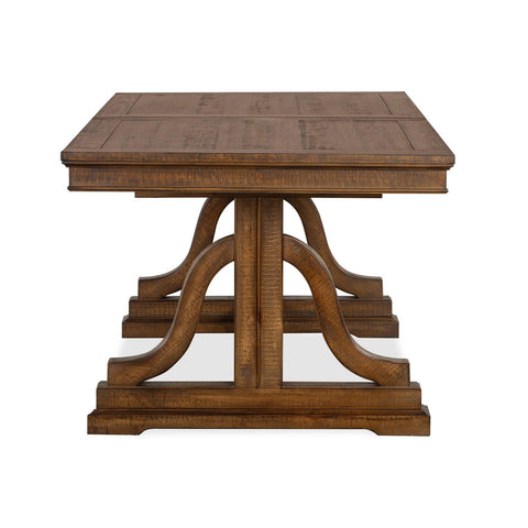  Magnussen Bay Creek D4398-25 Trestle Dining Table IMAGE 7
