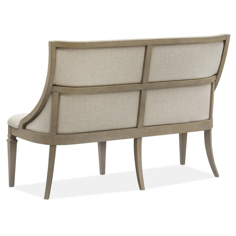 Magnussen Lancaster D4352-78 Bench with Upholstered Seat & Back IMAGE 4