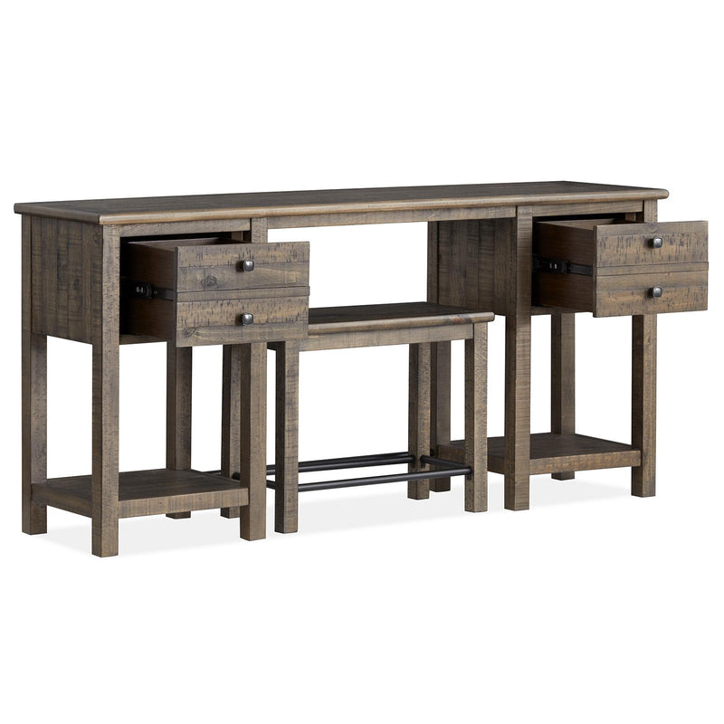 Magnussen Smithton T5537-73 Rectangular Sofa Table with 1 Stool IMAGE 2