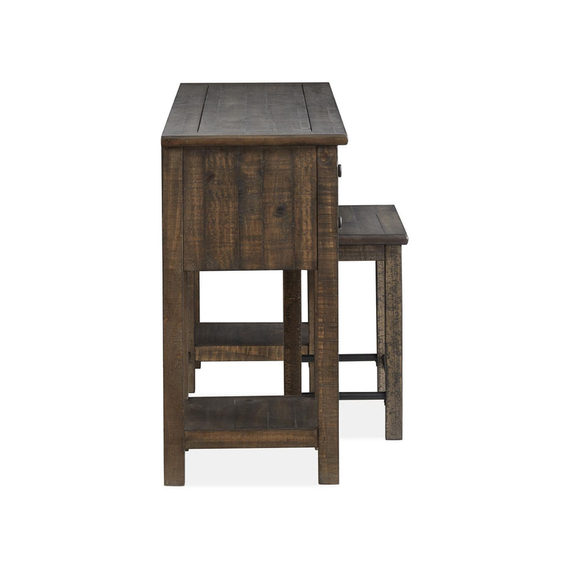 Magnussen Smithton T5537-73 Rectangular Sofa Table with 1 Stool IMAGE 7
