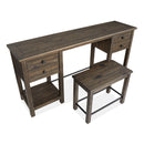 Magnussen Smithton T5537-73 Rectangular Sofa Table with 1 Stool IMAGE 9