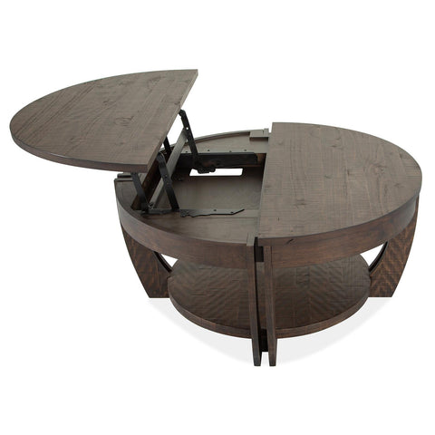  Magnussen Lyndale T5391-50 Lift Top Storage Cocktail Table with Casters IMAGE 4