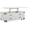 Magnussen Harper Springs T5321-50 Lift Top Storage Cocktail Table with Casters IMAGE 2