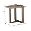  Magnussen Wiltshire T4701-03 Rectangular End Table IMAGE 2