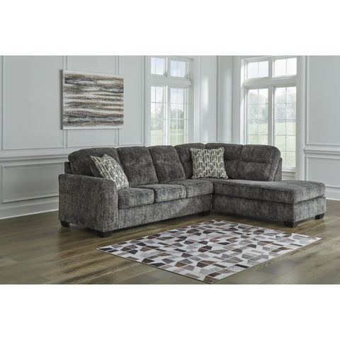  Signature Design by Ashley Lonoke 50504S2 2 pc Sectional with Chaise IMAGE 2