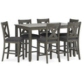  Signature Design by Ashley Caitbrook D388-423 Rectangular Dining Room Counter Table Set IMAGE 1