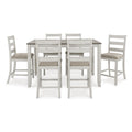 Signature Design by Ashley Skempton D394-423 Rectangular Dining Room Counter Table Set IMAGE 2