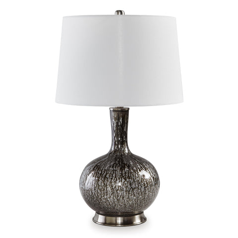  Signature Design by Ashley Tenslow L430844 Glass Table Lamp IMAGE 1
