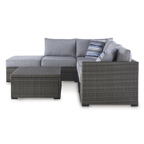  Signature Design by Ashley Petal Road P297-070 Loveseat Sectional/Ottoman/Table Set IMAGE 3