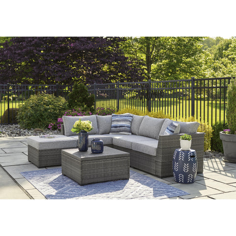  Signature Design by Ashley Petal Road P297-070 Loveseat Sectional/Ottoman/Table Set IMAGE 5