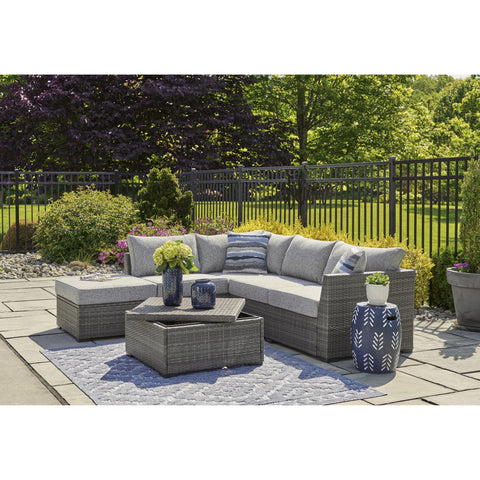  Signature Design by Ashley Petal Road P297-070 Loveseat Sectional/Ottoman/Table Set IMAGE 7